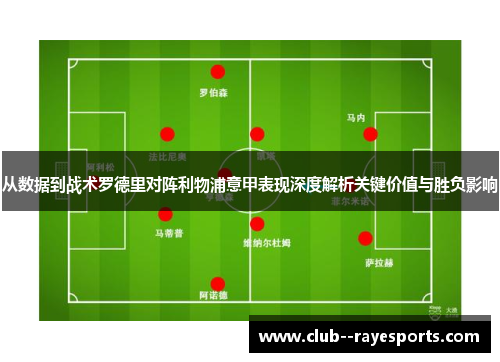 从数据到战术罗德里对阵利物浦意甲表现深度解析关键价值与胜负影响